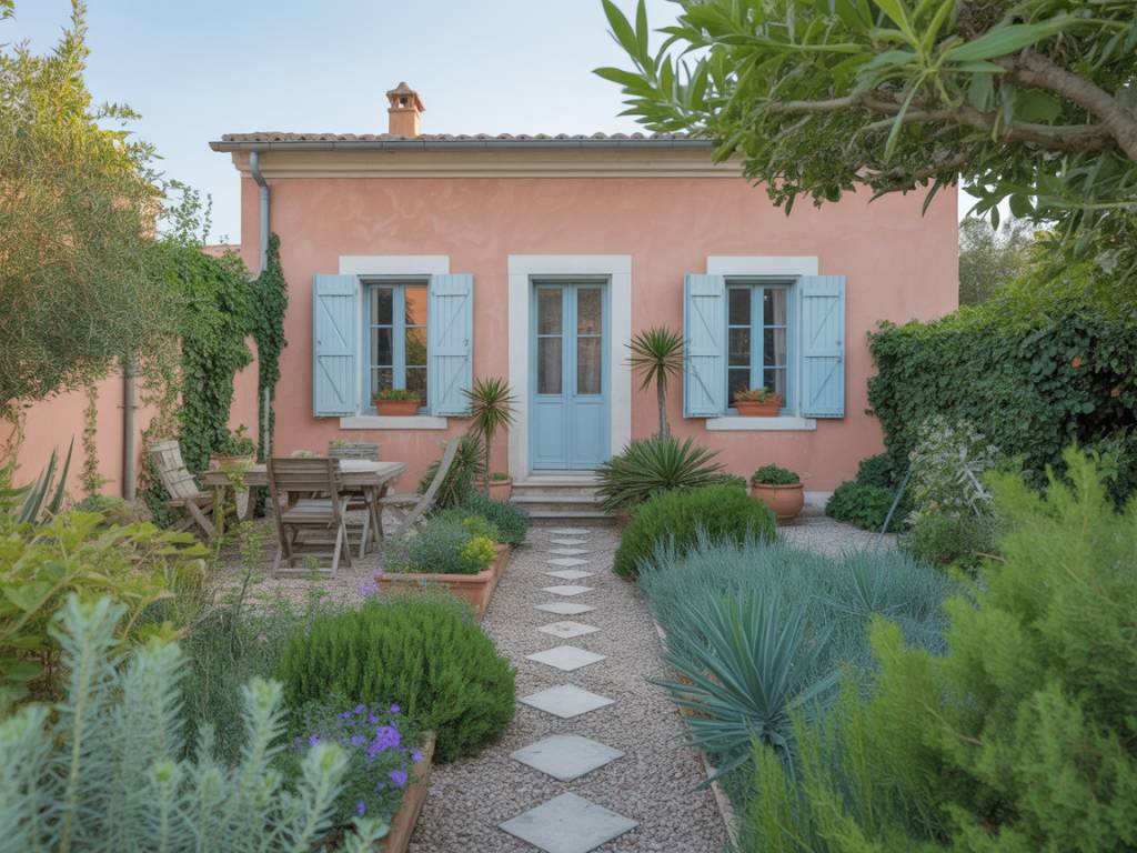 Aménager un jardin méditerranéen autour de sa maison provençale : plantes, matériaux et astuces pour un extérieur durable